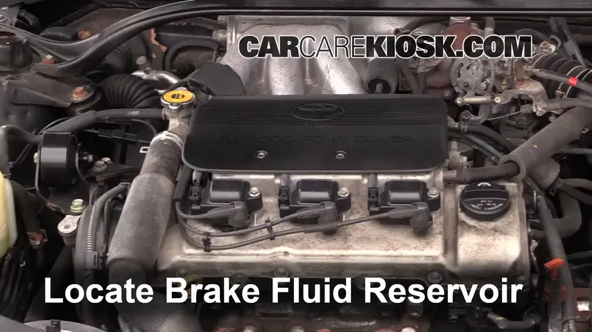 2002 Toyota Solara SLE 3.0L V6 Coupe Brake Fluid